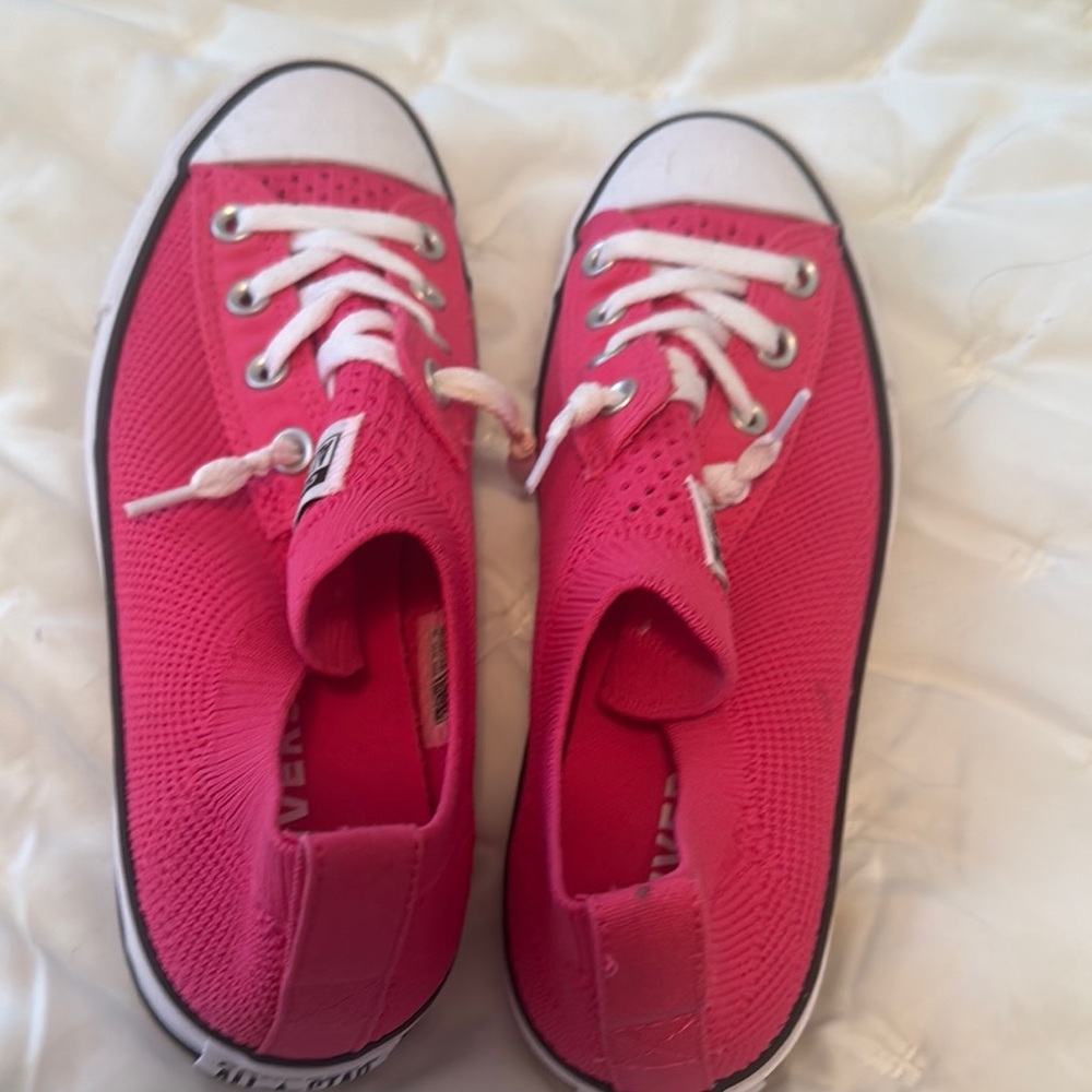 Converse shoreline Pink knit sneakers